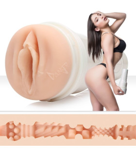 Мастурбатор вагина из киберкожи в колбе Fleshlight Girls Abella Danger Vagina, бежевый, 24.8 см - No Taboo