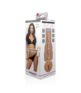 Мастурбатор вагина из киберкожи в колбе Fleshlight Girls Eliza Ibarra Ethereal, бежевый, 24.8 см - No Taboo