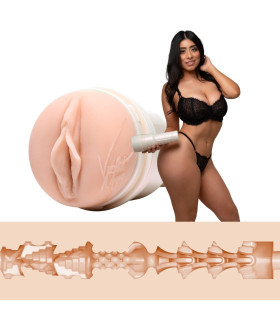 Мастурбатор вагина из киберкожи в колбе Fleshlight Girls Violet Myers Waifu, бежевый, 24.8 см - No Taboo