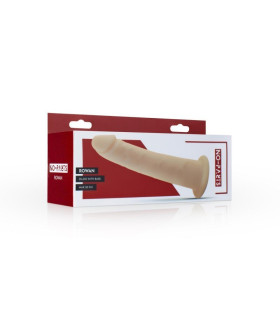 Фаллоимитатор реалистичный на присоске No-Parts Rowan, бежевый, 20 х 4.5 см - No Taboo