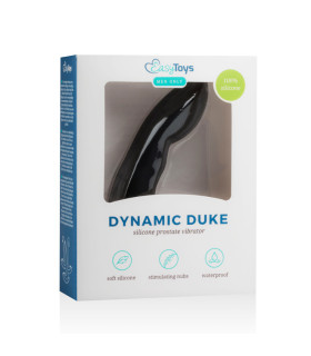 Масажер простати з вібрацією Easytoys Dynamic Duke, силіконовий, 12 х 2.5 см - No Taboo
