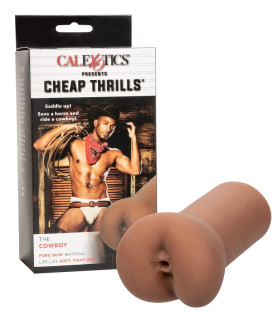 Реалистичный мастурбатор ануса California Exotics Cheap Thrills The Cowboy, бежевый, 14 х 7,5 см - No Taboo