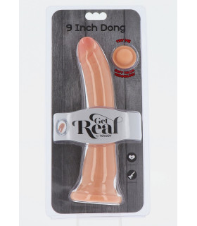 Фаллоимитатор на присоске ToyJoy Dual Density Dong, бежевый, 23.5 х 4 см - No Taboo