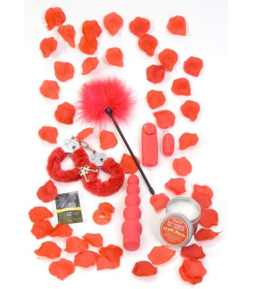 Набор секс игрушек подарочный Toy Joy Romance Gift Set, красный, красный - No Taboo