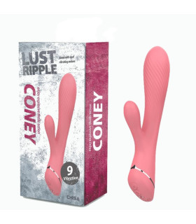 Вібратор кролик Chisa Coney, рожевий, 20.5 х 3.5 см - No Taboo