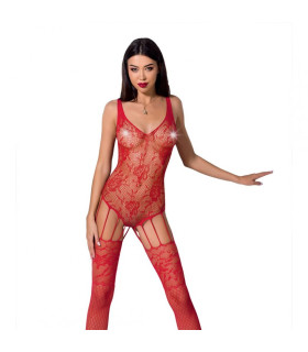 Комбинезон Passion BS074, красный, One size - No Taboo