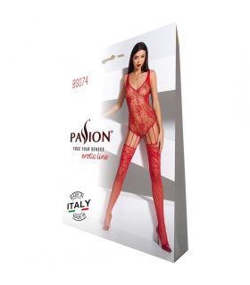 Комбинезон Passion BS074, красный, One size - No Taboo