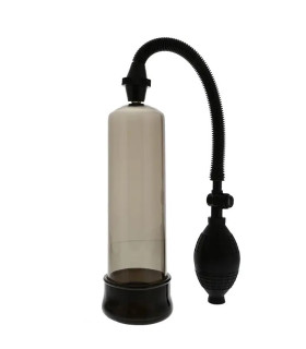 Вакуумная помпа механическая Dreamtoys MenzStuff с грушей, черная, 19 х 5 см - No Taboo