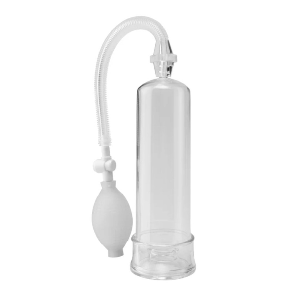 Вакуумная помпа механическая Pipedream Pump Worx с грушей, прозрачная, 20 х 5 см (19875), zoom