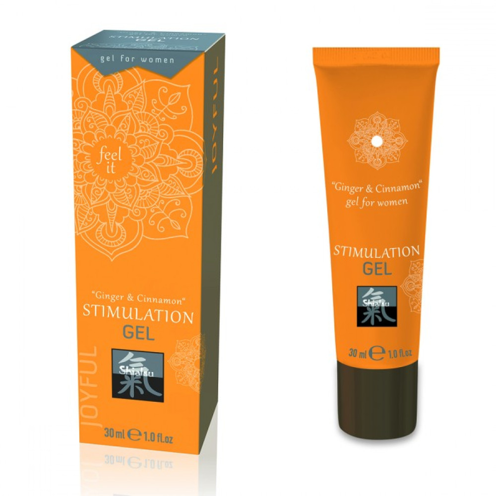Гель для интимной стимуляции HOT Shiatsu женский, с ароматом имбиря и корицы, 30 мл (39098), zoom