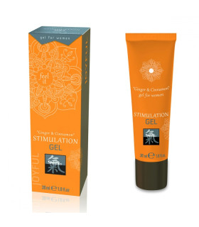 Гель для интимной стимуляции HOT Shiatsu женский, с ароматом имбиря и корицы, 30 мл - No Taboo