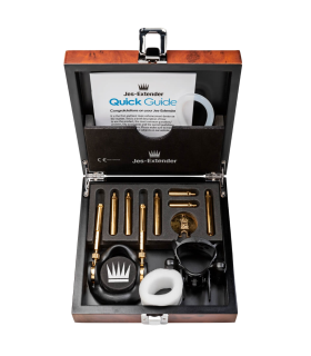 Экстендер Jes-Extender, для увеличения пениса, с золотым напылением 24 карата - No Taboo