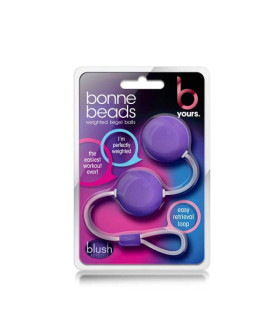 Кульки Вагінальні B Yours, з обтяженням, фіолетові - No Taboo