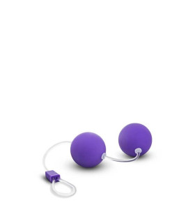 Кульки Вагінальні B Yours, з обтяженням, фіолетові - No Taboo