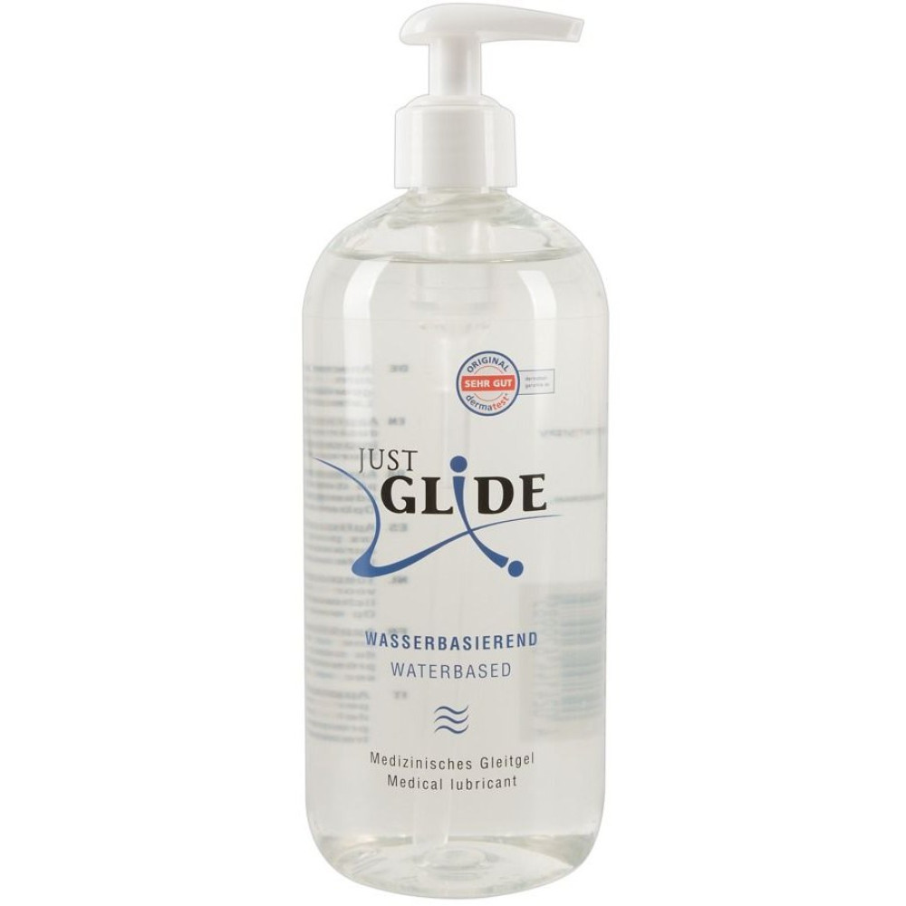 Смазка вагинальная Just Glide Waterbased, 500 мл (41347), zoom