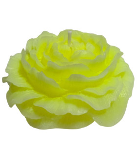 Свеча пион люминесцентная GlowKink 65 г, низкотемпературная, L, для БДСМ, салатовая - No Taboo