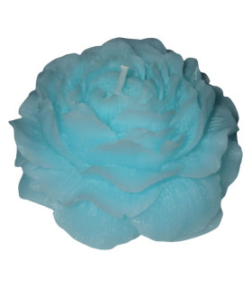 Свеча пион люминесцентная GlowKink 65 г, низкотемпературная, L, для БДСМ, голубая - No Taboo