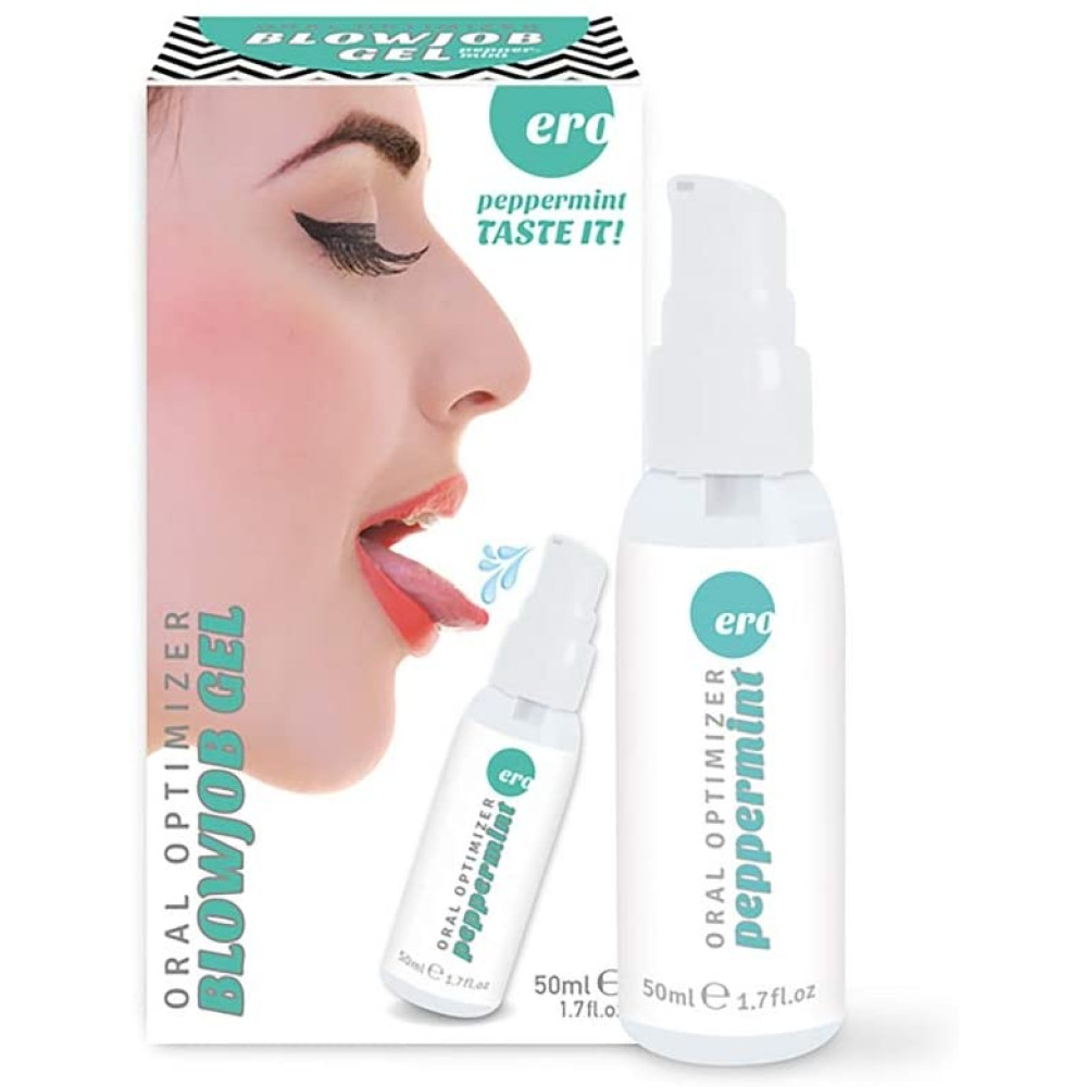 Гель для орального сексу HOT Oral Optimizer зі смаком м'яти, 50 мл (39276), zoom