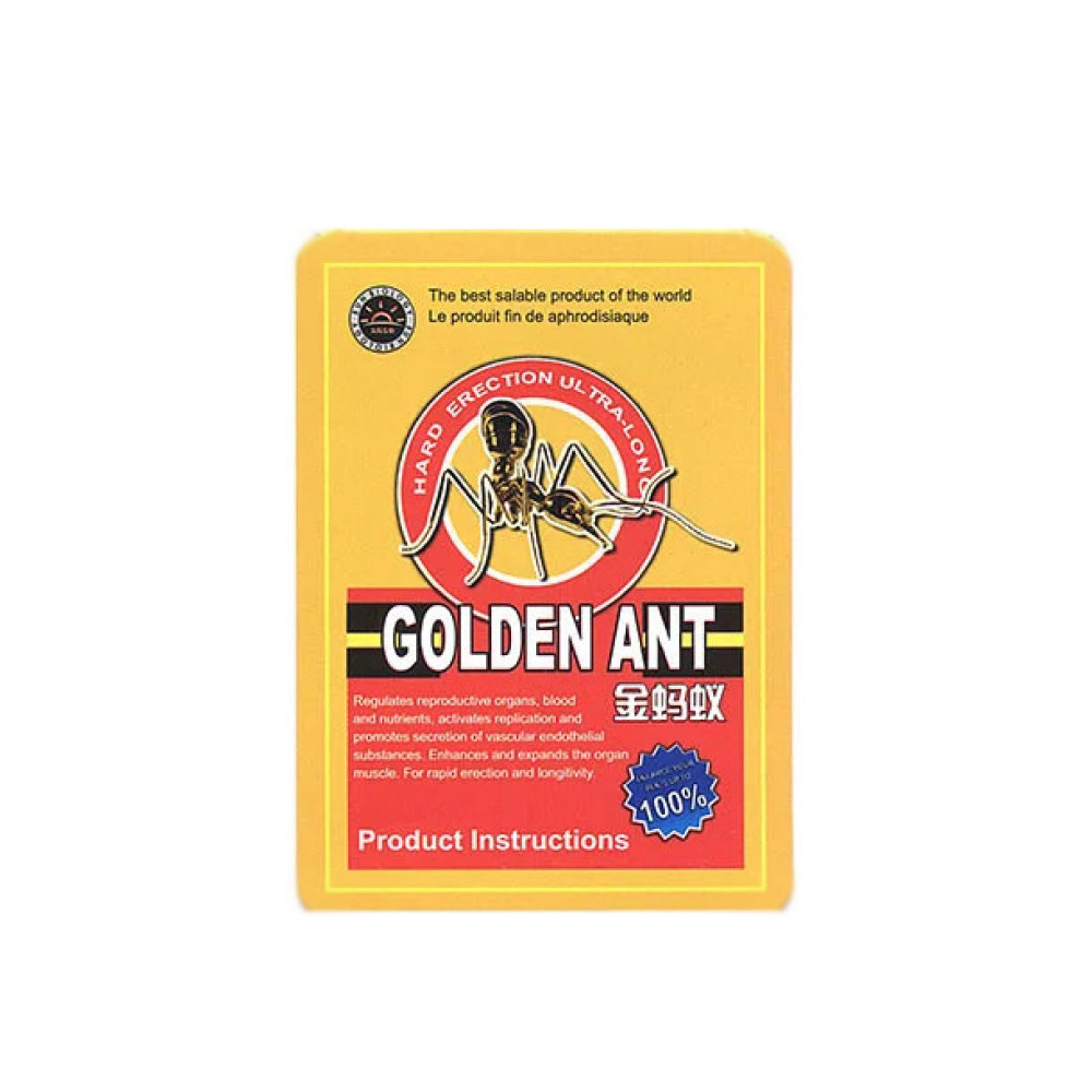 Таблетки для потенції Golden Ant Золотий Мураха, 10 шт (39027), zoom