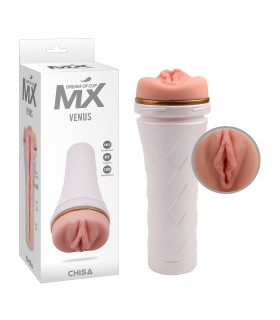 Мастурбатор вагина реалистичный Chisa Dream Cup MX Venus в белой колбе, бежевый-белый - No Taboo