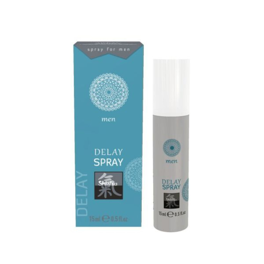 Спрей-пролонгатор HOT SHIATSU Delay Spray для мужчин, 15 мл (38101), zoom