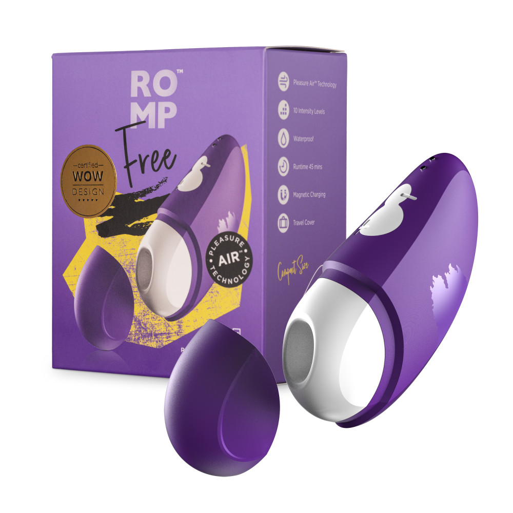 Клиторальный стимулятор Romp Free, фиолетовый (39145), zoom