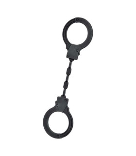 Наручники силиконовые, черные, 33 см - No Taboo