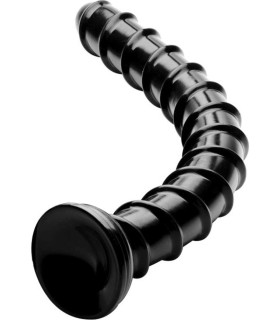 Анальный фаллоимитатор Swirl Anal Snake, 45 см, черный - No Taboo