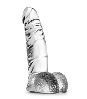 Фаллоимитатор реалистичный с мошонкой, прозрачный - No Taboo