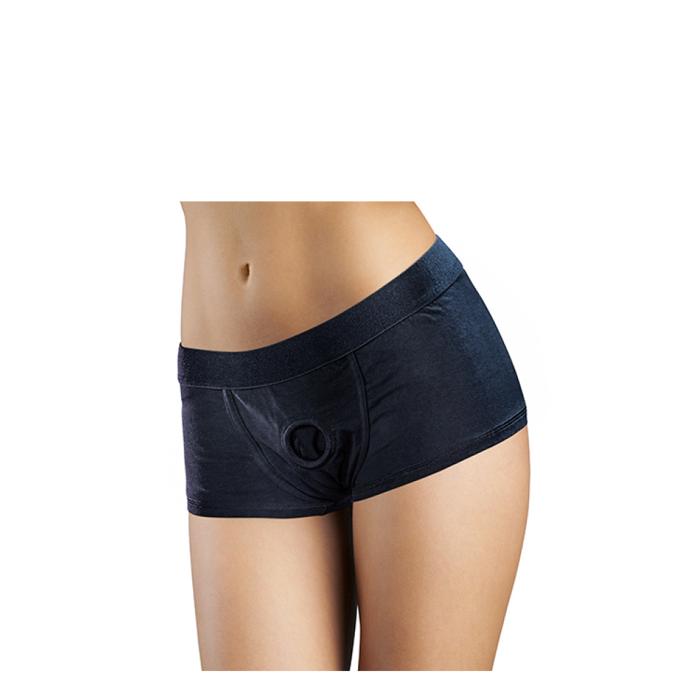 Труси для страпона Temptasia чорні, розмір М (38725), zoom