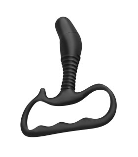 Масажер простати з вібрацією, чорний - No Taboo