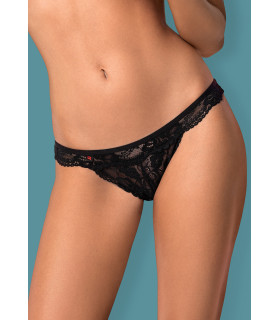 Стринги кружевные черные, размер L/XL - No Taboo