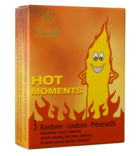 Гумки Amor Hot Moments розігріваючі, 3 шт - No Taboo