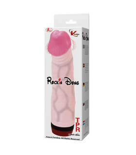 Вибратор реалистичный, бежевый, 21.5 х 4 см - No Taboo