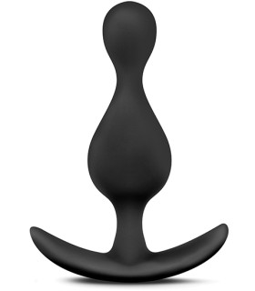 Анальная пробка елочка Anal Adventures, черная - No Taboo