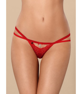 Стрінги сексуальні, червоні, розмір L / XL - No Taboo