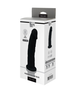 Фалоімітатор реалістичний Dream Toys термоактивний, чорний, 18.4 см х 4 см - No Taboo