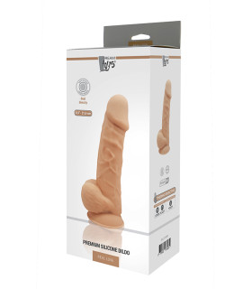 Фаллоимитатор на присоске Dream Toys термоактивный, телесный, 22 см х 4.5 см - No Taboo