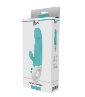 Вибратор-кролик Dream Toys Vibes of Love, голубой, 22.7 х 4.3 см - No Taboo