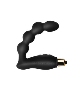 Масажер простати Rocks-Off з вібрацією, чорний - No Taboo