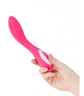 Вібратор мультишвидкісний Wonderlust для точки G, рожевий, 19.5 см х 3.5 см - No Taboo
