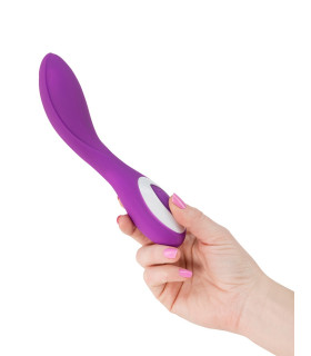 Вібратор мультишвидкісний Wonderlust для точки G, фіолетовий, 19.5 см х 3.5 см - No Taboo
