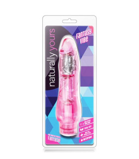 Вибратор Blush Naturally Yours, розовый, 6 см х 22 см - No Taboo