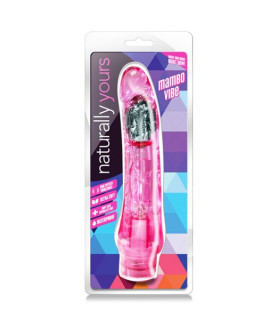 Вибратор Blush Naturally Yours, розовый, 4 см х 20 см - No Taboo