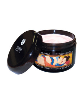Съедобный массажный крем Shunga со вкусом вишни, 200 мл - No Taboo