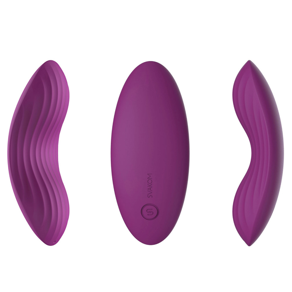 Вибратор в трусики Svakom Edeny с управлением с телефона, фиолетовый (39759), zoom