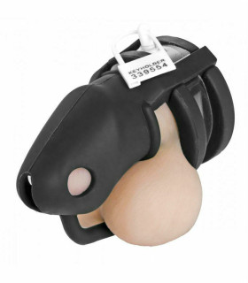 Пояс вірності Чоловічий з силікону, чорний, 11 см х 3.1 см - No Taboo