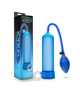 Помпа вакуумная Performance механическая, синяя, 24.1 см х 5.7 см - No Taboo