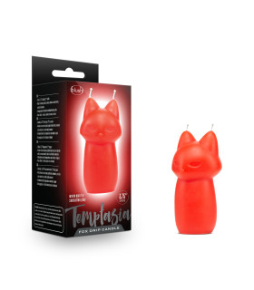 Свічка низькотемпературна Temptasia Fox Drip Червона, 9.5 см х 5 см - No Taboo