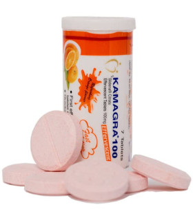 Возбуждающие шипучие таблетки Kamagra 100 Effervescent для мужчин и женщин, 1 шт - No Taboo